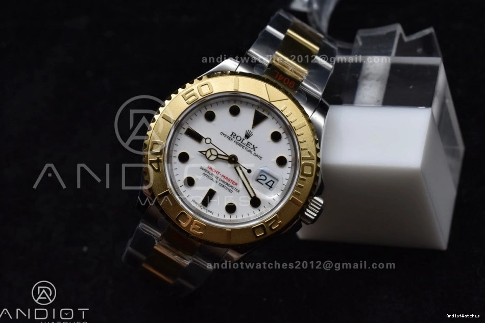 GMF Reliable on Best White Plated SS 1202 Dial YG 116623 YG Edition Yacht-Master Bracelet SA 0921